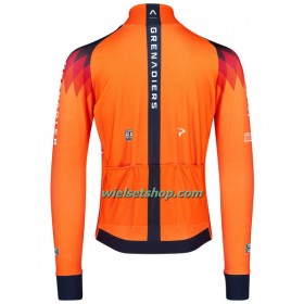 Wielershirt 2023 INEOS Grenadiers Lange Mouw - Oranje Donkerblauw